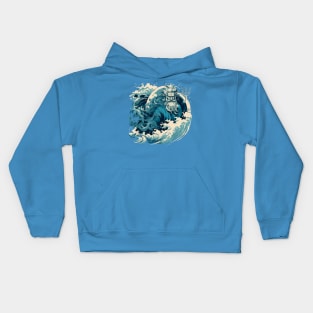 Poseidon Greek God of the Sea. Poseidon art Kids Hoodie